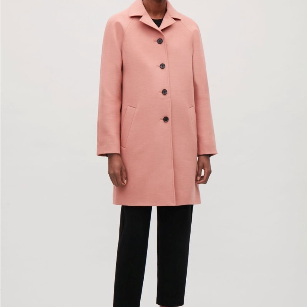 COS Dusty Rose Wool Car Coat 👛